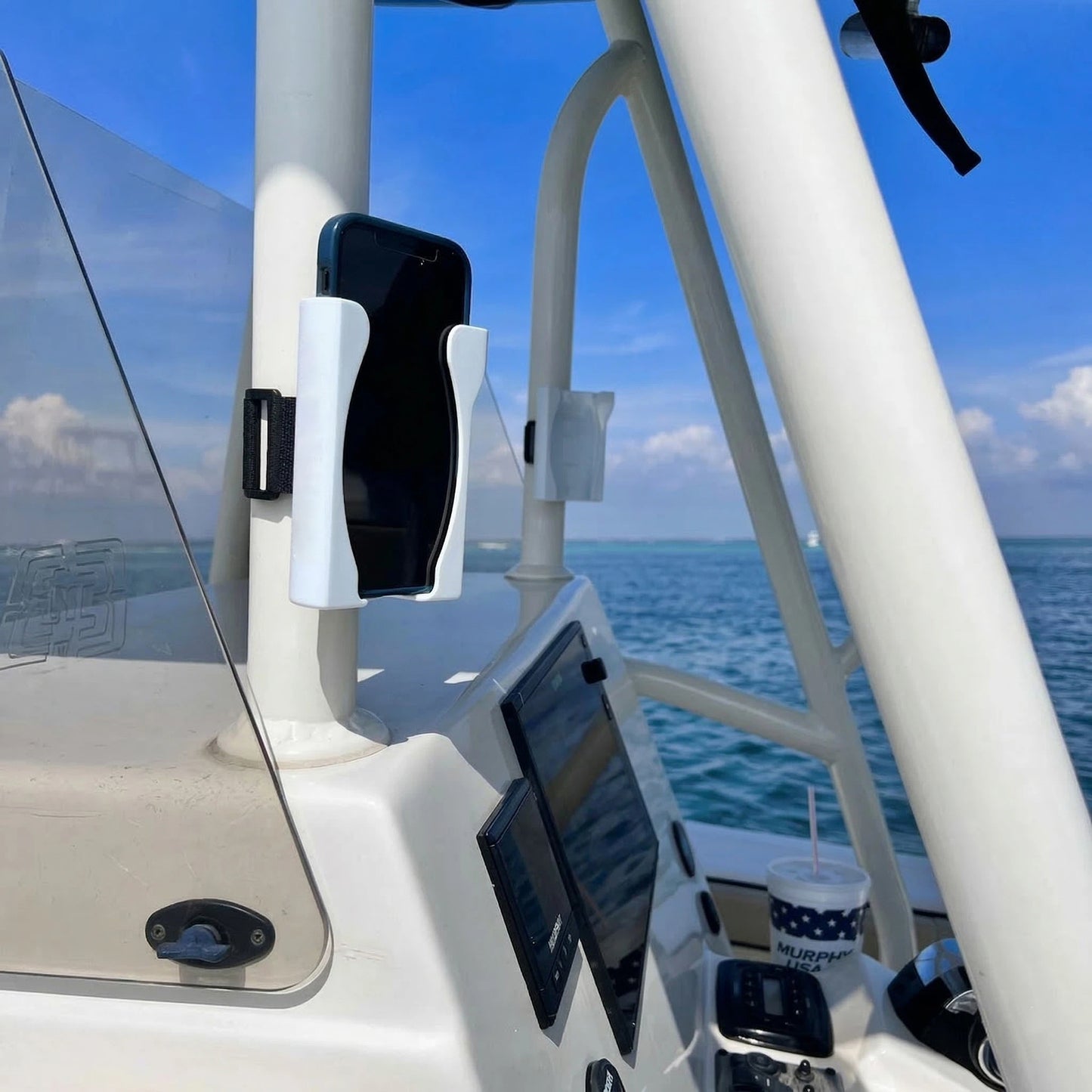 🔥 Universal Boat Phone Holder & Mount 🚤 | Tool-Free Install | 45% OFF Limited Time