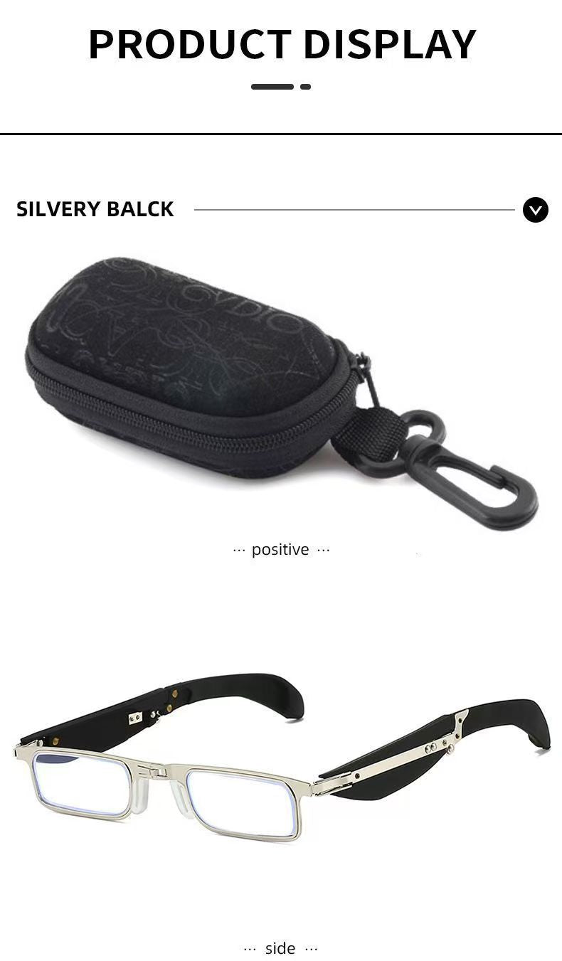 (🎁Last Day 50% OFF)👓Foldable Anti-Blue Light Reading Glasses with Case