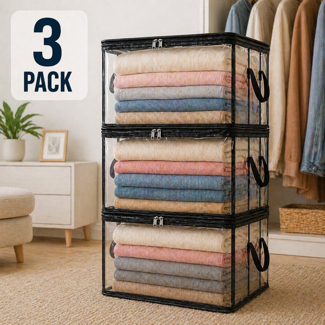 Premium Heavy-Duty Clear Storage Bag
