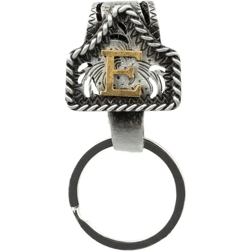 Vintage Letter Keychain
