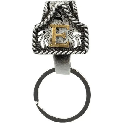 Vintage Letter Keychain