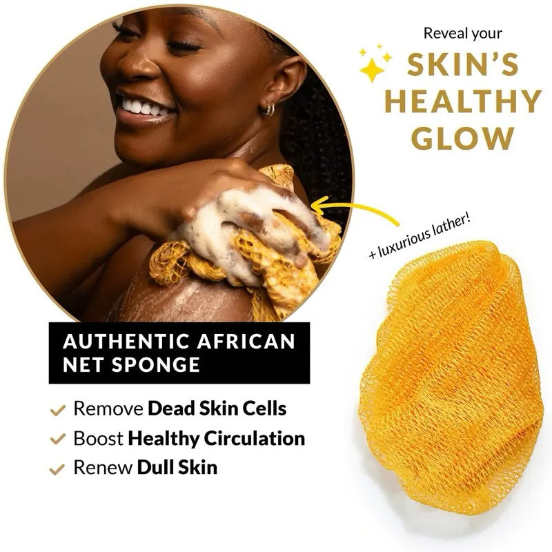 Authentic African Exfoliating Net Sponge