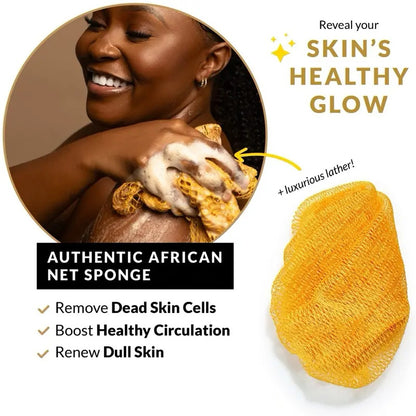 Authentic African Exfoliating Net Sponge