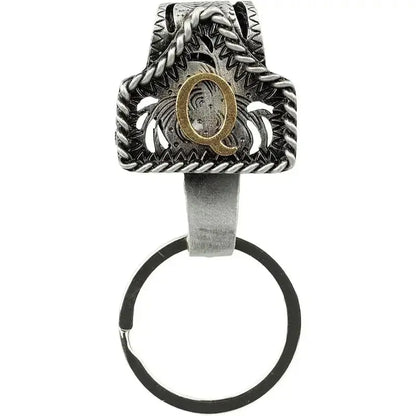 Vintage Letter Keychain