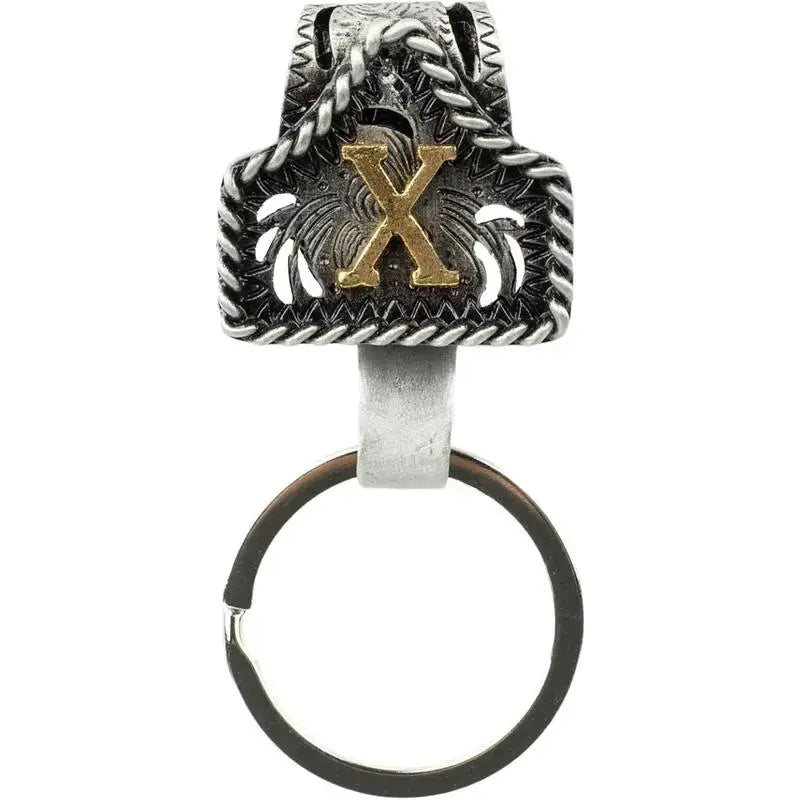 Vintage Letter Keychain