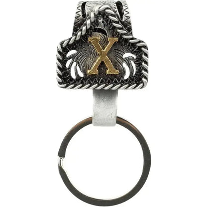 Vintage Letter Keychain