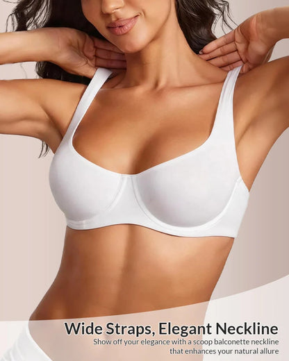 ⚡ 49% OFF + Buy 2 Get Free Shipping | Underwire Support Seamless Balconette Bra