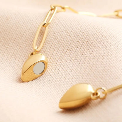 🔥Last Day Discount 49% Off💞14K Gold/Silver-Plated Heart Shape Pendant Magnetic Necklace