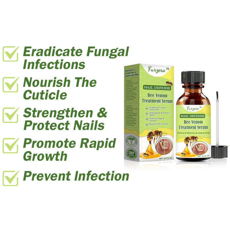 👏Furzero™ Nail Defense Bee Venom Treatment Serum pro