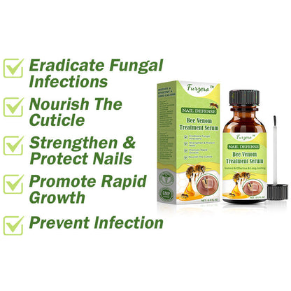 👏Furzero™ Nail Defense Bee Venom Treatment Serum pro