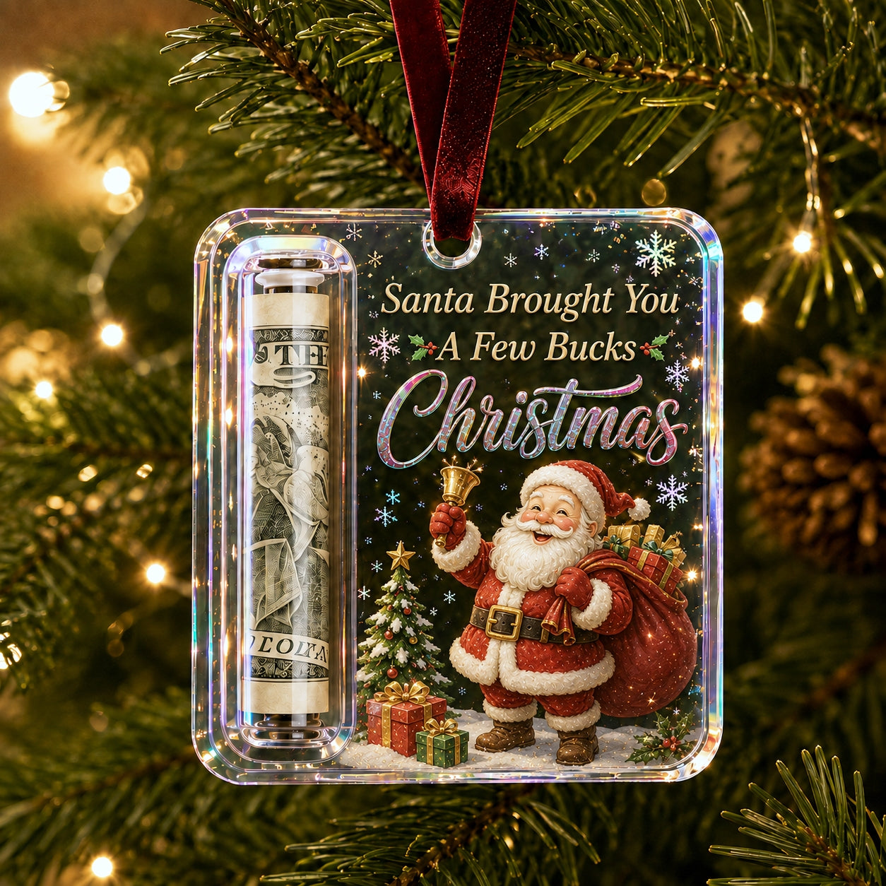 🎄Christmas Cash Gift Holder Ornament (📦Buy 6 Free Shipping)