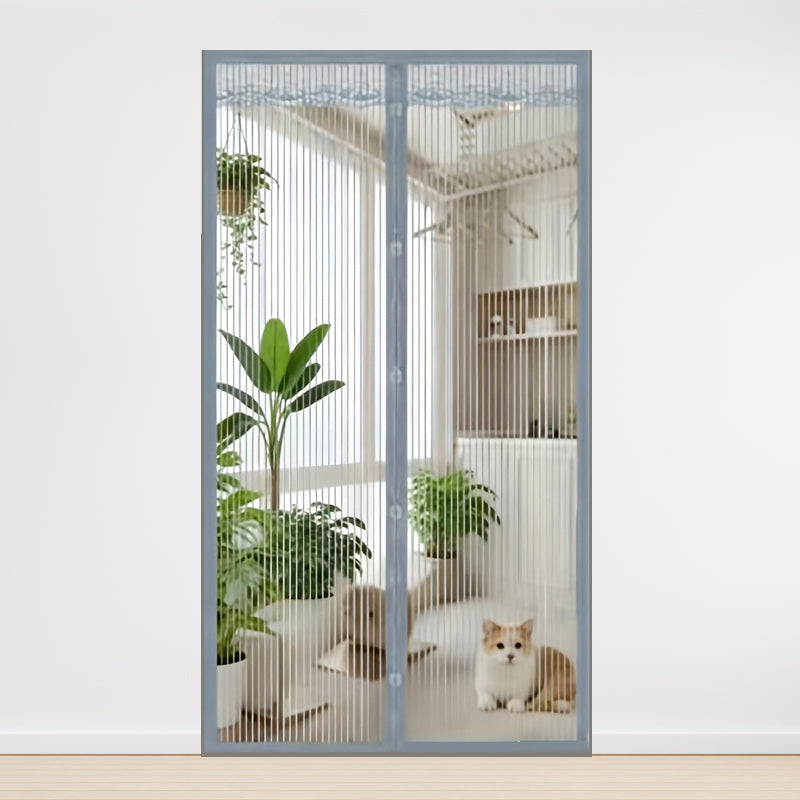 Magnetic Screen Door for Fresh Air & Bug Protection