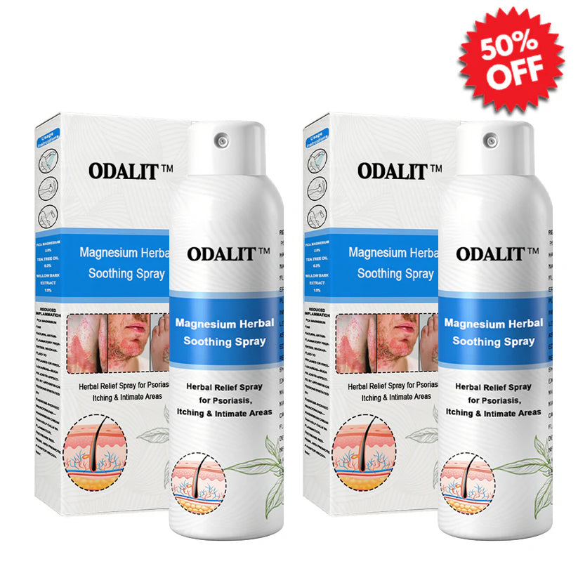 ✅Official Store: ODALIT®Magnesium Herbal Psoriasis Spray⚕️MHRA certified (Eliminates psoriasis and eczema, treats bacterial infections in the genital area, relieves joint pain and neuropathic pain, and treats acne and pigmentation)
