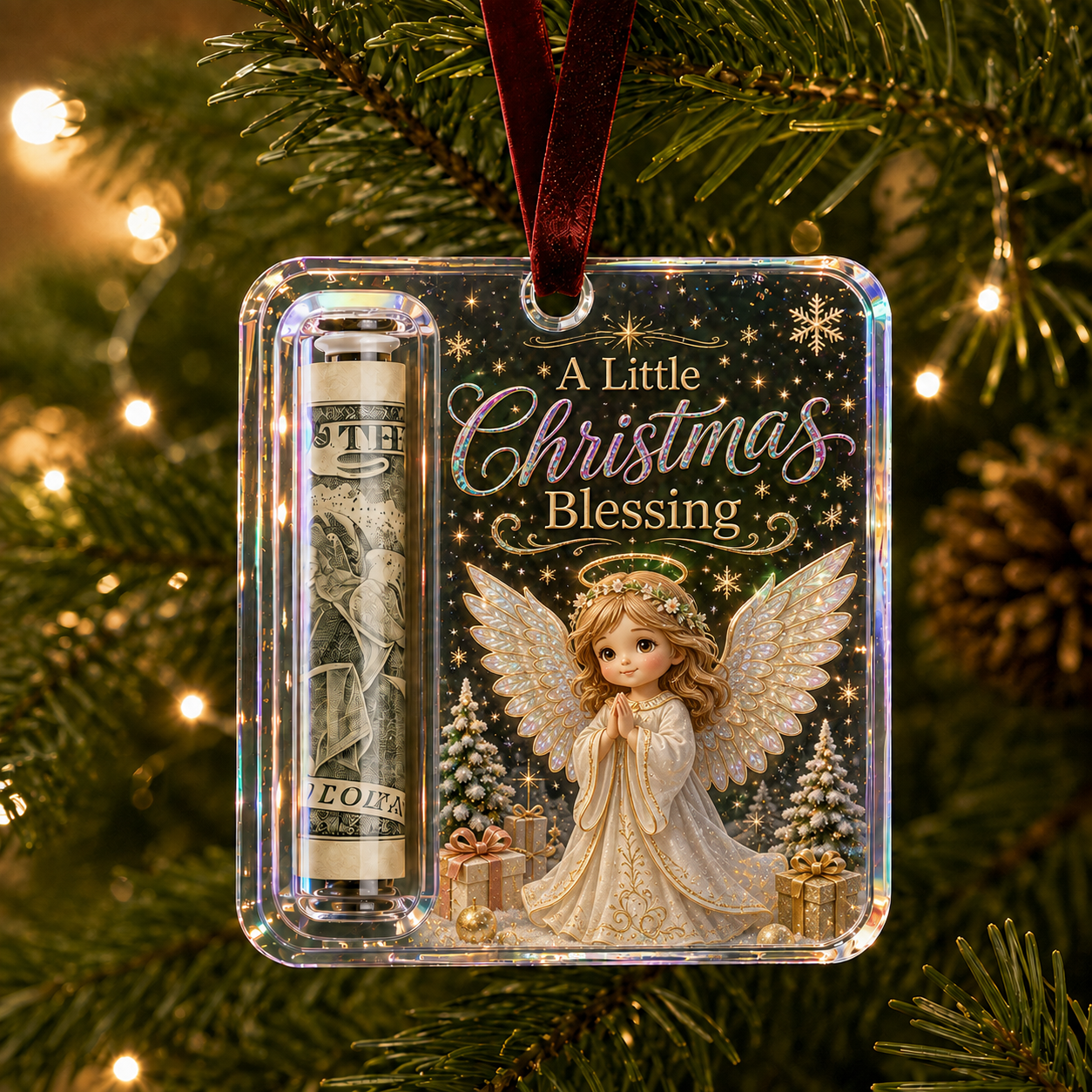 🎄Christmas Cash Gift Holder Ornament (📦Buy 6 Free Shipping)