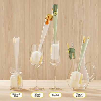 Multifunctional 5-in-1 Bottle Brush