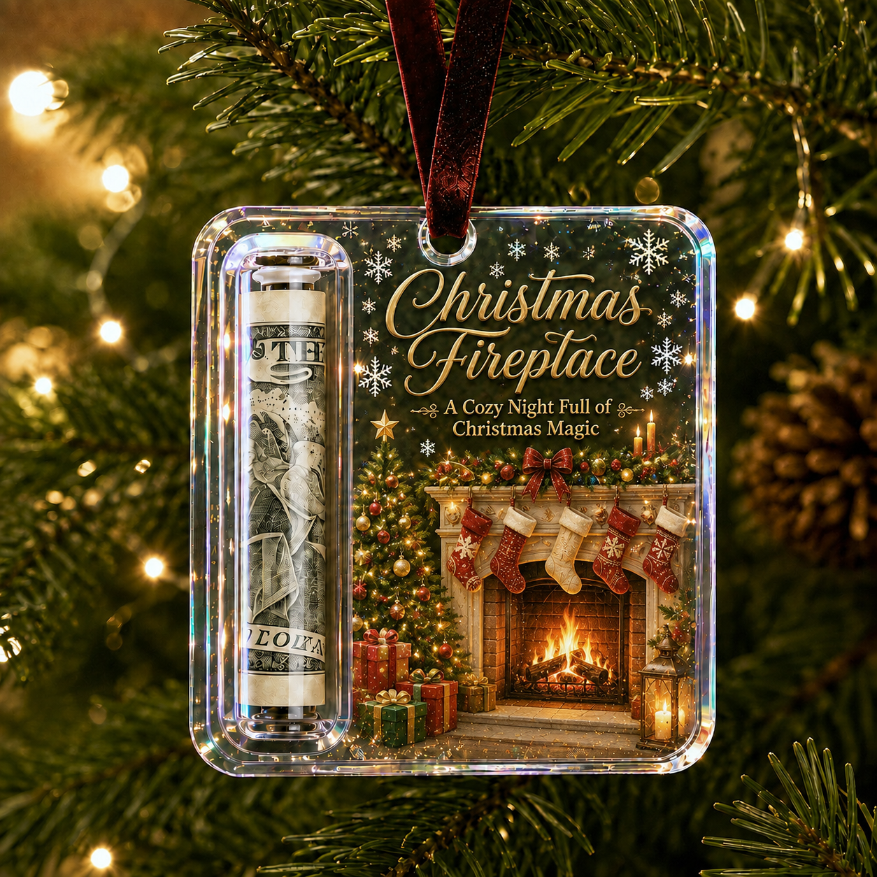 🎄Christmas Cash Gift Holder Ornament (📦Buy 6 Free Shipping)
