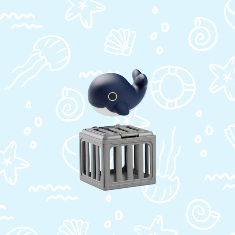 Whale + cage