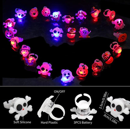 🎃 50% OFF SALE! 👻 Get 50 Glowing Halloween Rings NOW!