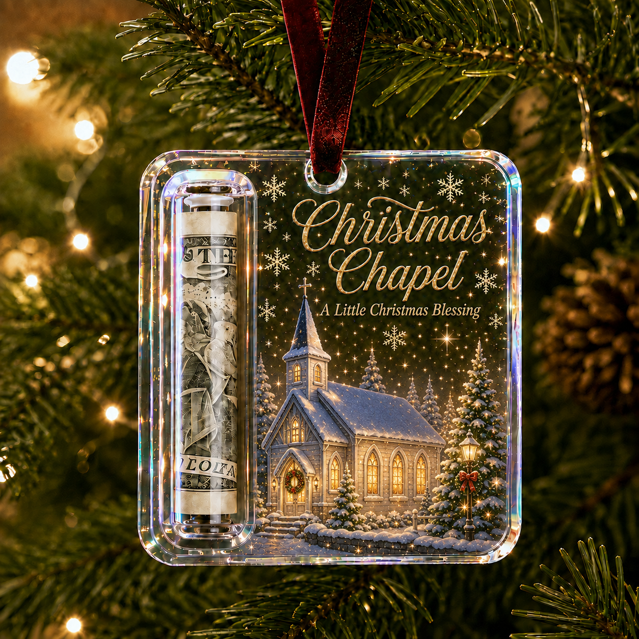 🎄Christmas Cash Gift Holder Ornament (📦Buy 6 Free Shipping)