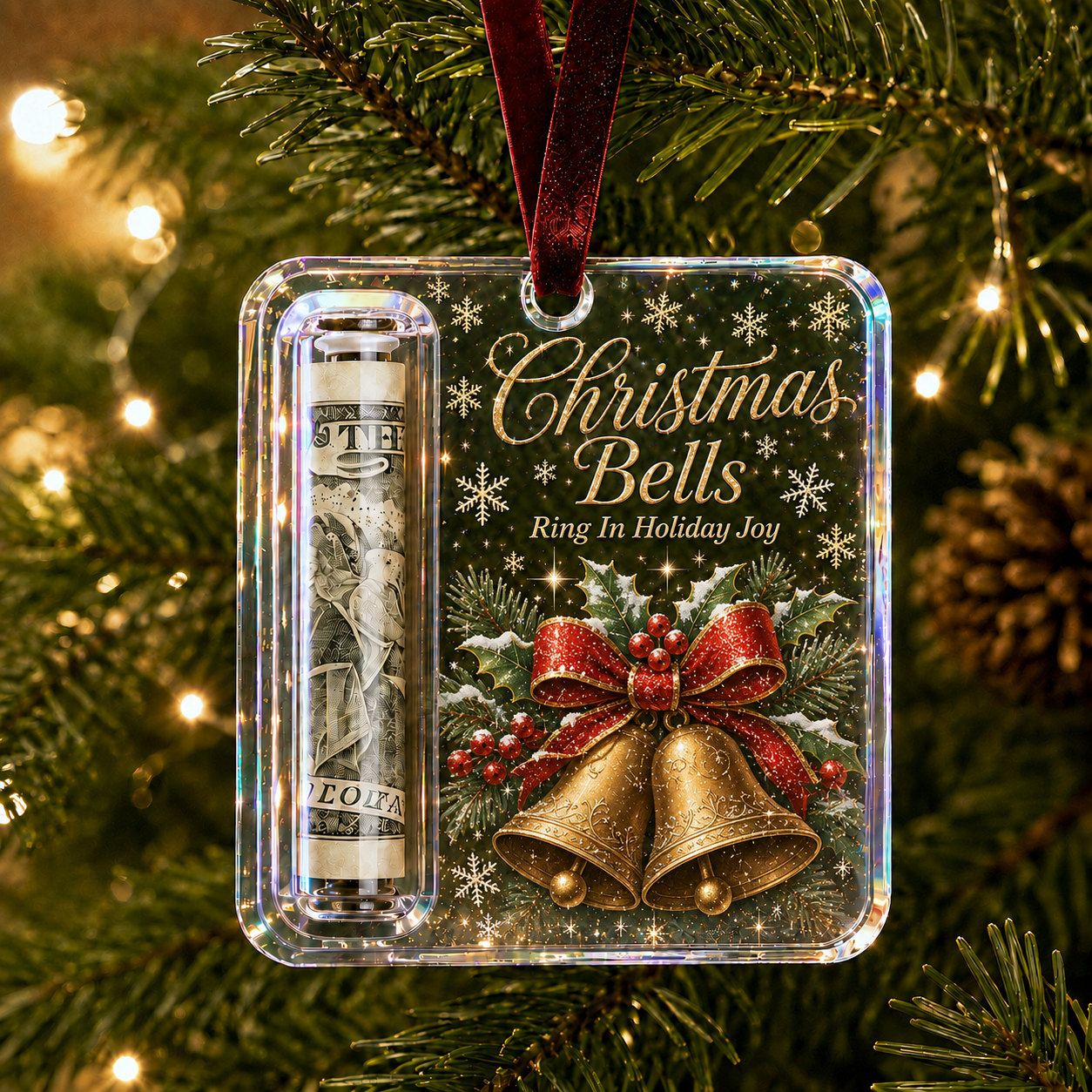 🎄Christmas Cash Gift Holder Ornament (📦Buy 6 Free Shipping)