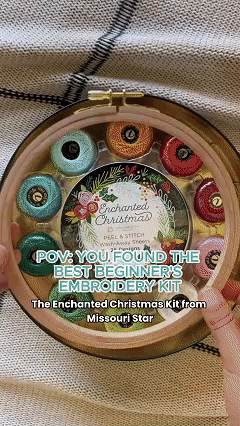 🎄Last Day 50% OFF🧵✨A Keepsake Embroidery Kit(❤️Beginner-friendly)