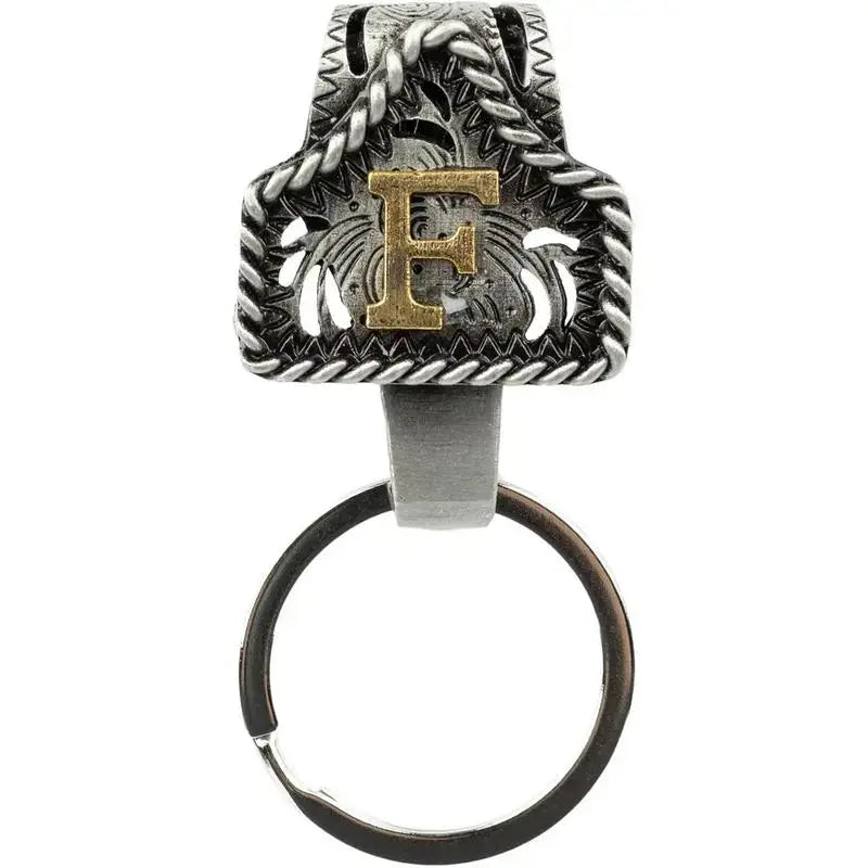 Vintage Letter Keychain