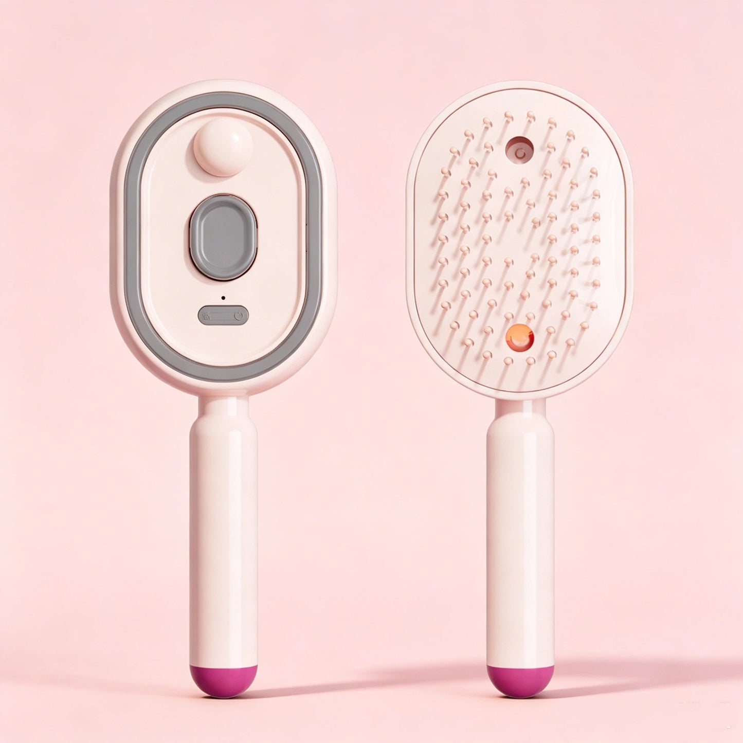 🔥 3-in-1 Mist Massage & Self-Cleaning Hair Brush