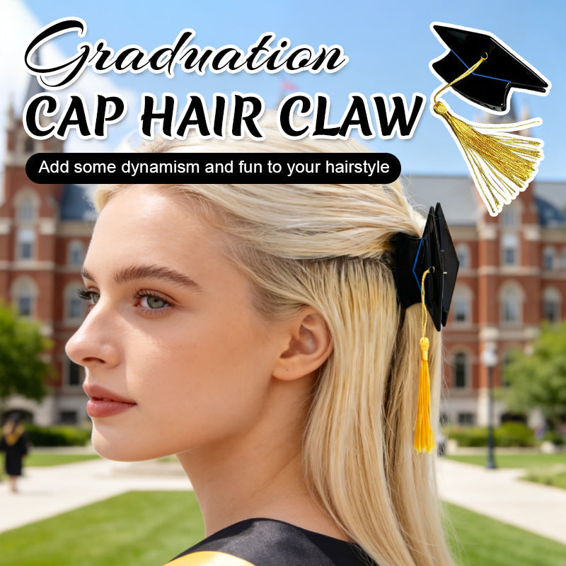 🎓Graduation Cap Hair Claw