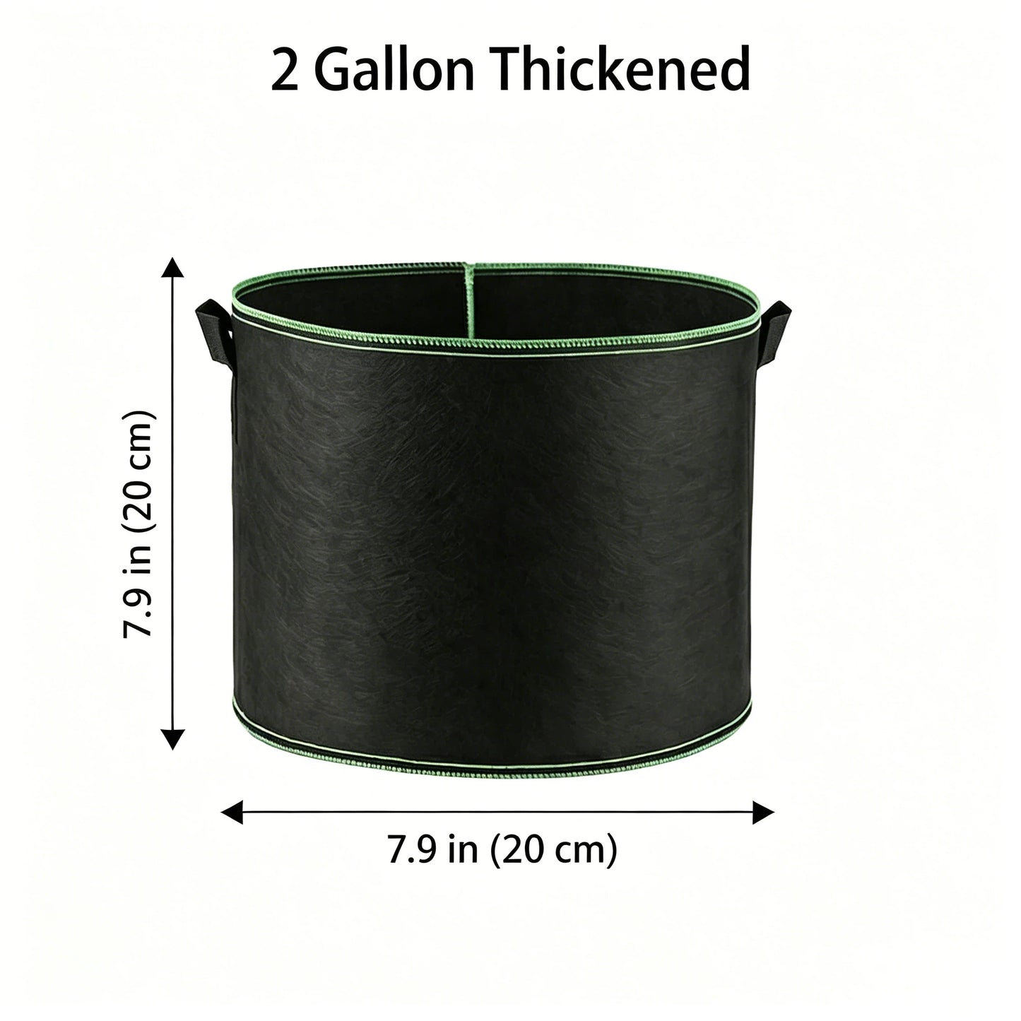 Heavy-Duty Fabric Grow Bags — Choose 2, 5 or 10 Gallon