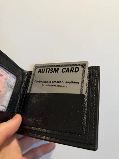 🎇Funny Autism Excuse Card🔥