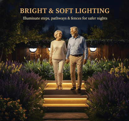 🌙Transform Your Outdoors with Warm, Solar-Powered Night Lighting