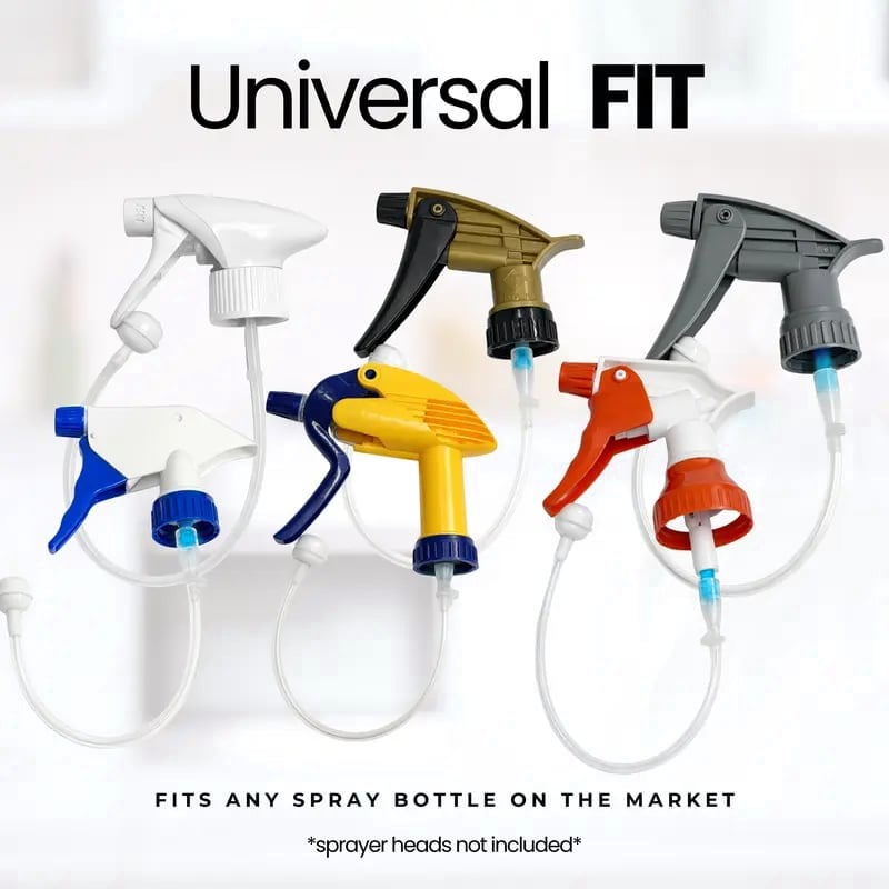 🔥🌟💦 3-Pack Universal Fit 360° Spray Bottle Adapter