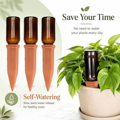 🌱 Terracotta Self-Watering Spikes 💧