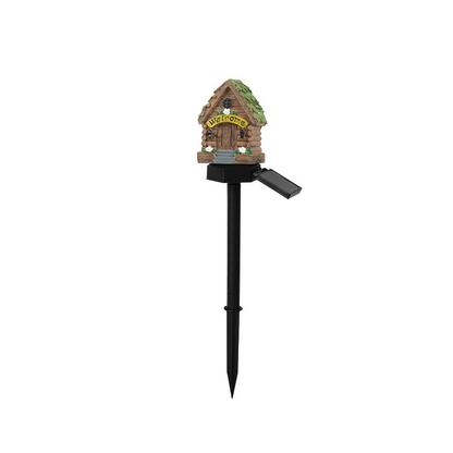 Solar Fairy Cottage Garden Lights – Mushroom House Outdoor Decor