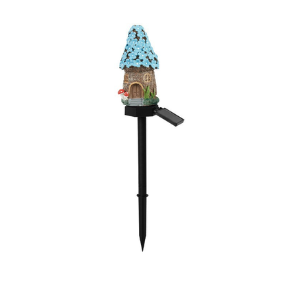 Solar Fairy Cottage Garden Lights – Mushroom House Outdoor Decor