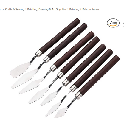 7 PCS Palette Knife Set for Painting