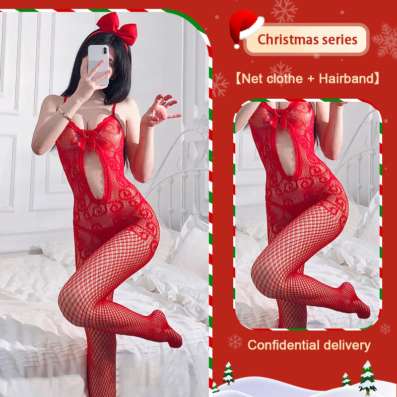 Christmas uniform temptation erotic lingerie