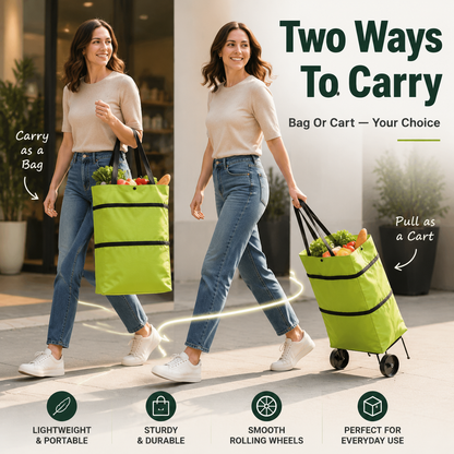 Foldable Grocery Cart Bag