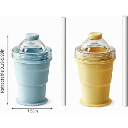 🔥NEW HOT SELLING 40% OFF 🔥 2-in-1 Collapsible Silicone Ice Ball Maker Cup