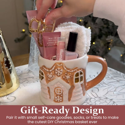 🎄 Gingerbread Glow Mug