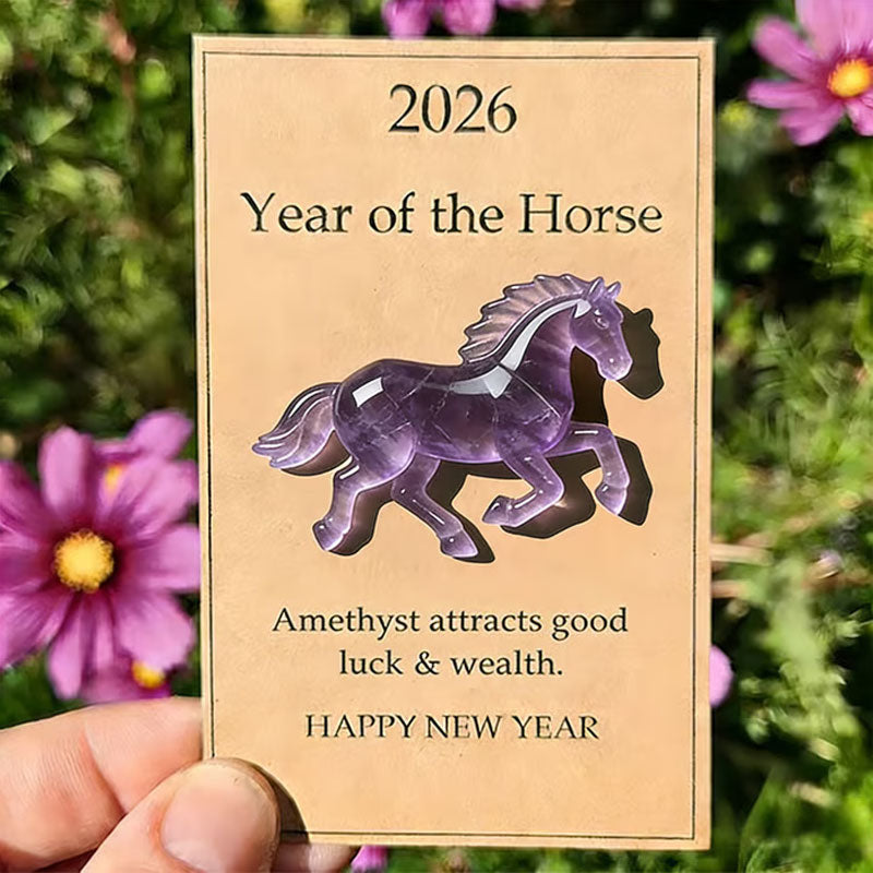 🐎 2026 Year of the Horse Greeting Cards – Choose Your Color, Carry Your Wishes