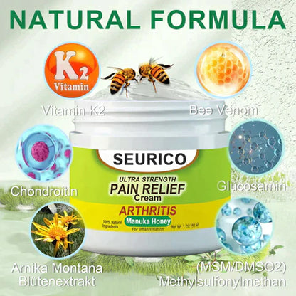 🐝Seurico™New Zealand Bee Venom Joint and Bone Therapy Advanced Cream⏳Limited time discount of 80%⏳