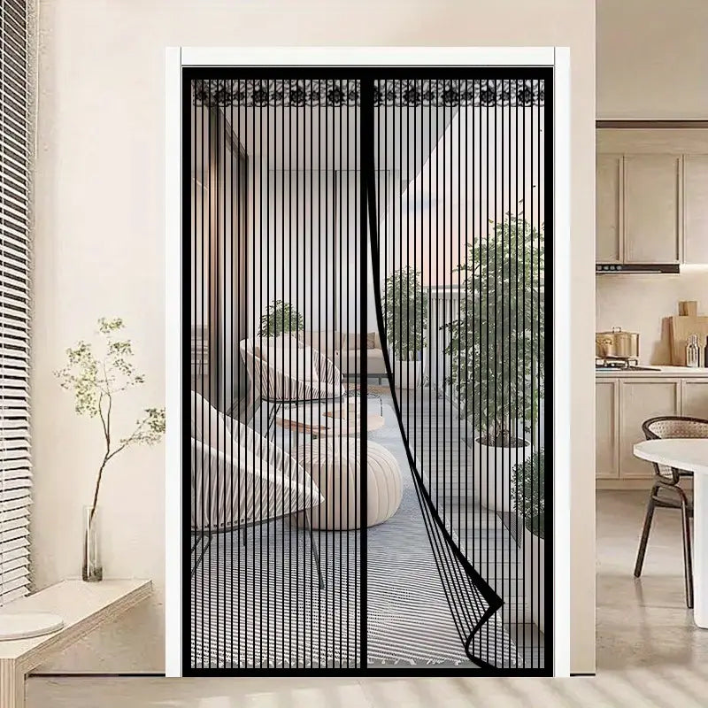Magnetic Screen Door for Fresh Air & Bug Protection