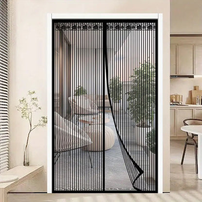 Magnetic Screen Door for Fresh Air & Bug Protection