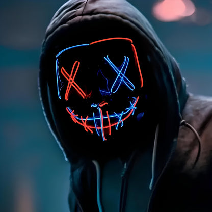 🎃 Light Up the Night – ODALIT® Epic LED Halloween Mask! 👻 Limited Stock!