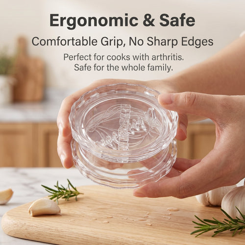 Manual Garlic Twister & Masher — No Knife, No Mess