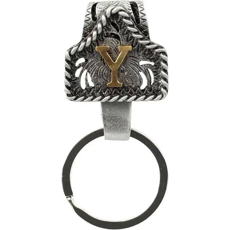 Vintage Letter Keychain