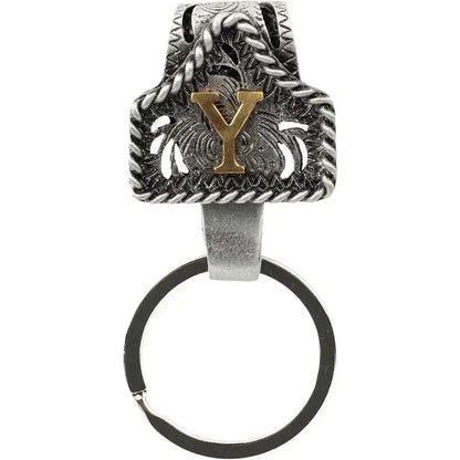 Vintage Letter Keychain