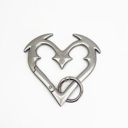 🔥Heartbreaker Carabiner Gothic Heart-Shaped Metal Keychain