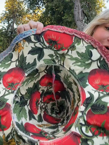 🧙The Quilted Witch Hat | Handcrafted Folk Art Hat